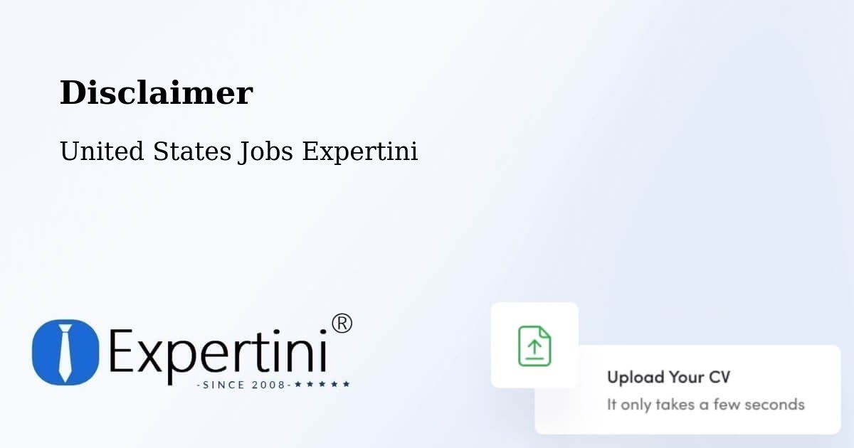 Disclaimer – Devils Lake - United States Jobs Expertini