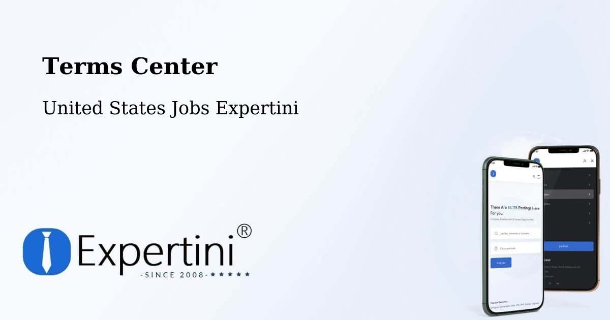 Terms of Service – Devils Lake - United States Jobs Expertini